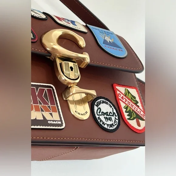 COACH Studio 19 Featuring Ski Patches & Locking Coach Buckle - Picture 11 of 11